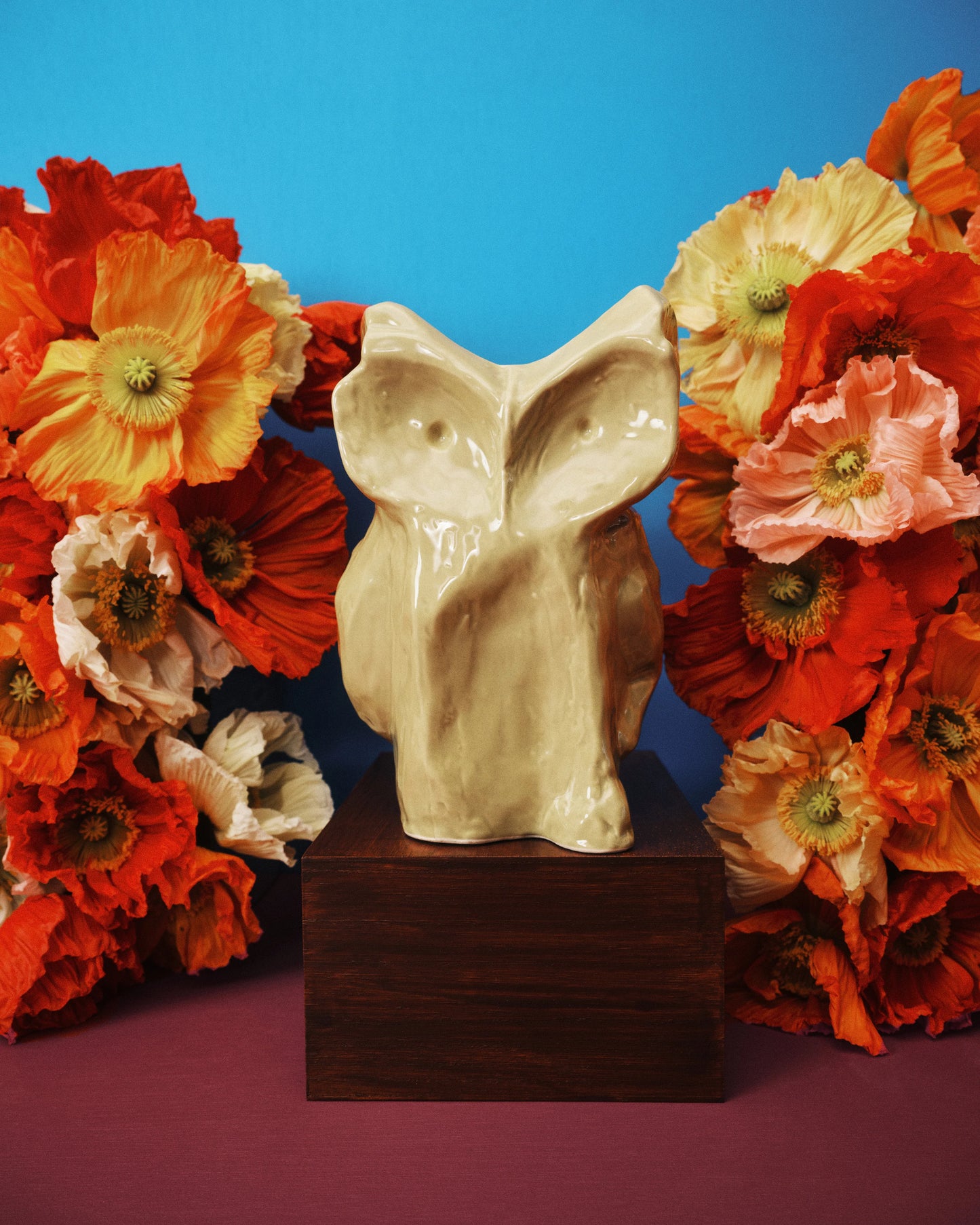 Hibou vase S After Midnight