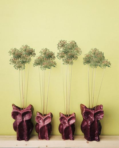 Hibou vase S After Midnight