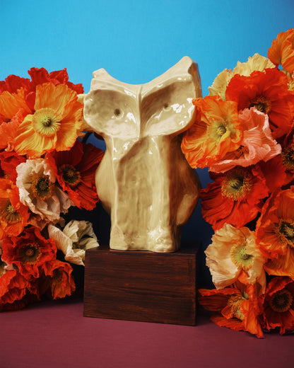 Hibou vase L After Midnight