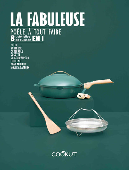 Cookut-La Fabuleuse Poêle à tout faire – 24 cm ou 28 cm