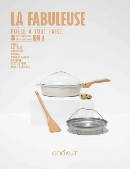 Cookut-La Fabuleuse Poêle à tout faire – 24 cm ou 28 cm