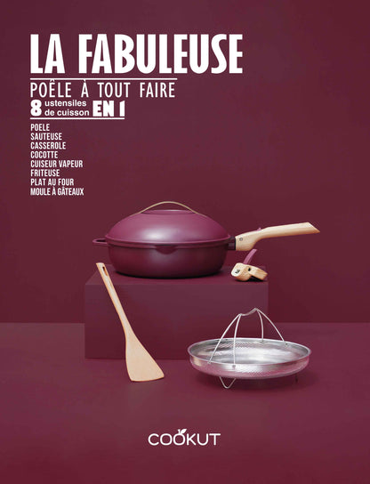 Cookut-La Fabuleuse Poêle à tout faire – 24 cm ou 28 cm