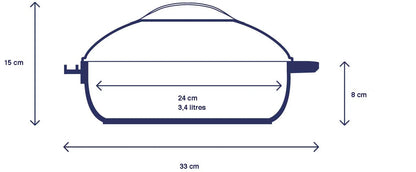 Cookut-La Fabuleuse Poêle à tout faire – 24 cm ou 28 cm