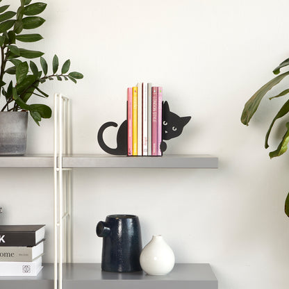 Serre-livres Double Hidden Cat