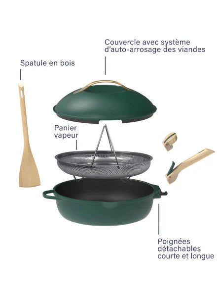Cookut-La Fabuleuse Poêle à tout faire – 24 cm ou 28 cm
