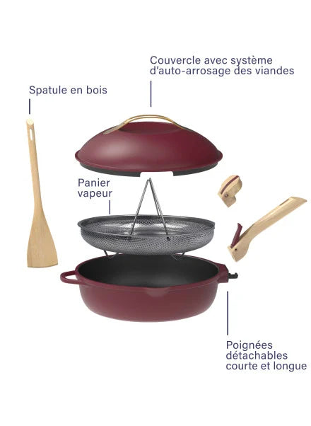 Cookut-La Fabuleuse Poêle à tout faire – 24 cm ou 28 cm