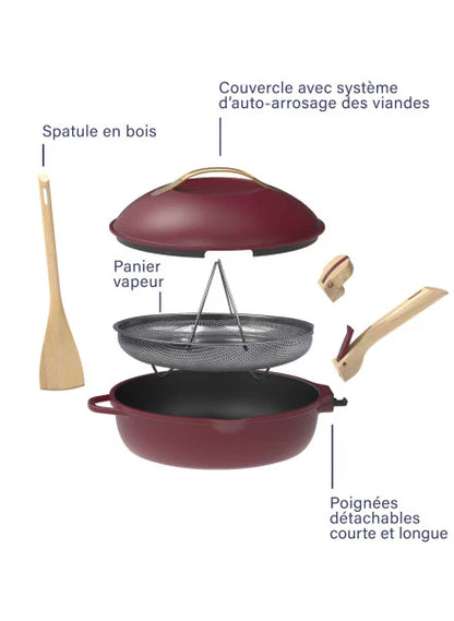 Cookut-La Fabuleuse Poêle à tout faire – 24 cm ou 28 cm