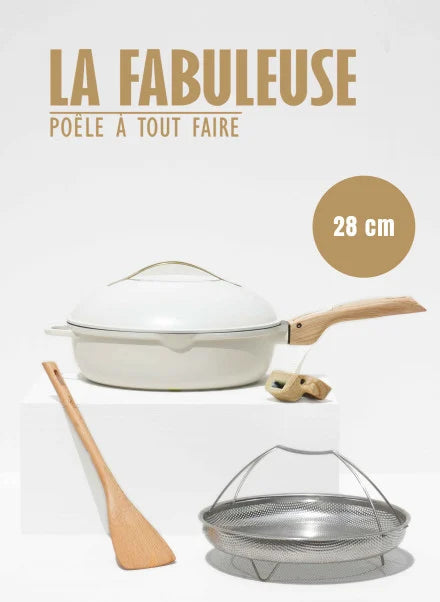 Cookut-La Fabuleuse Poêle à tout faire – 24 cm ou 28 cm