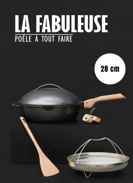 Cookut-La Fabuleuse Poêle à tout faire – 24 cm ou 28 cm