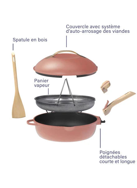 Cookut-La Fabuleuse Poêle à tout faire – 24 cm ou 28 cm